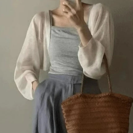Lightweight Ice Silk Sunscreen Cardigan for Women