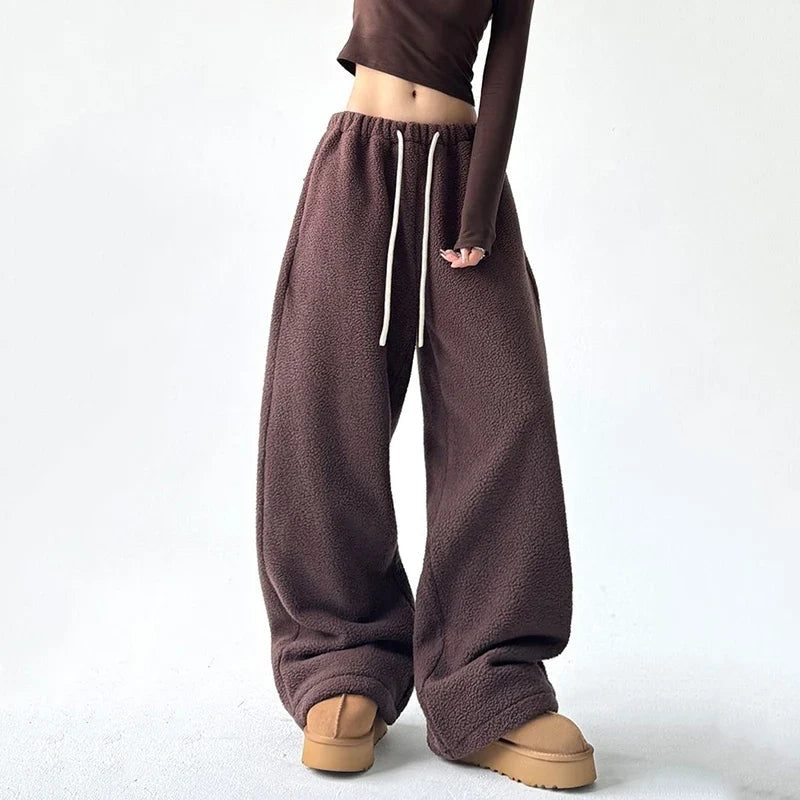 Women’s Fleece Pants with Relaxed Fit for Everyday Wear