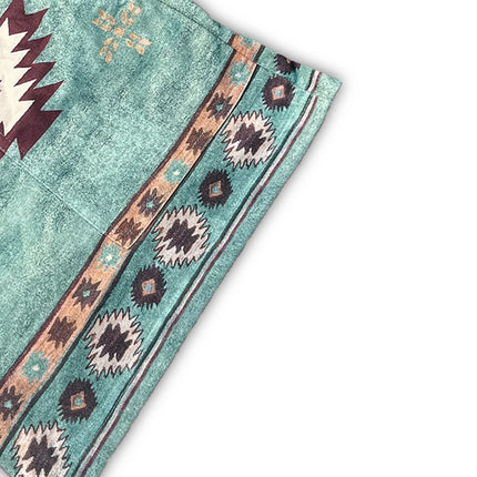 Western Ethnic Resort Style Printed Shorts – Women’s Retro Summer Geometric Bottoms
