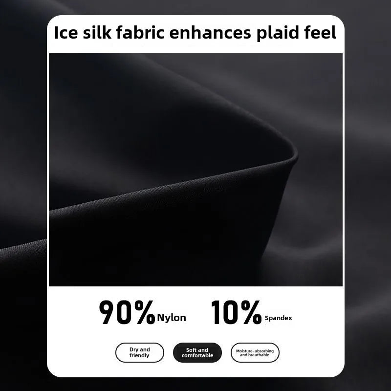 Lightweight Men’s Ice Silk Quick-Dry Straight-Leg Sweatpants-HighTouch