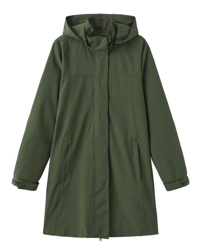 Windproof Lightweight Trench Coat Women
