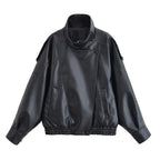 Women’s Faux Leather Motorcycle Jacket – Fall 2025 Fashio-HighTouch