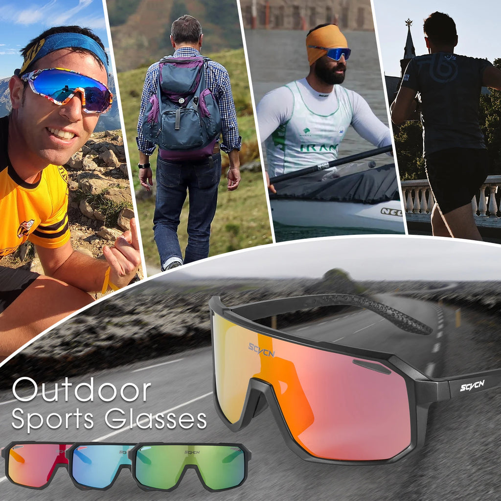 Men’s UV400 Polarized Cycling Sunglasses – Lightweight Sports Eyewear
