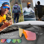 Men’s UV400 Polarized Cycling Sunglasses – Lightweight Sports Eyewear-HighTouch
