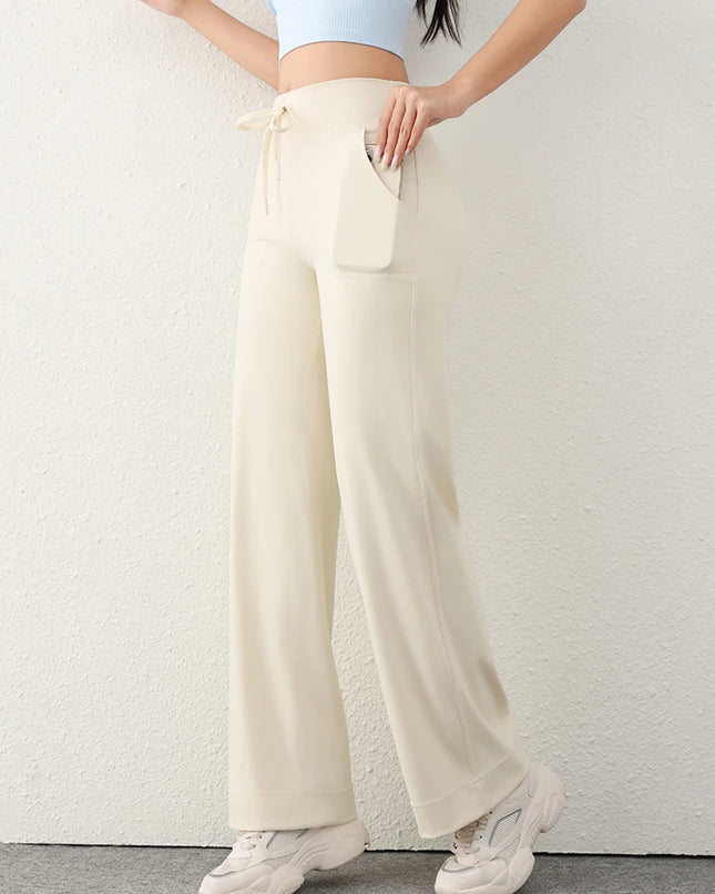 Wide-Leg Drawstring Sweatpants for Women