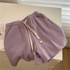 Comfy Retro Korean High-Waist Loose Shorts – Relaxed Chic & Sporty Comfort-HighTouch