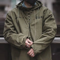 Cargo Drawstring Pullover Hoodie Men’s Jacket