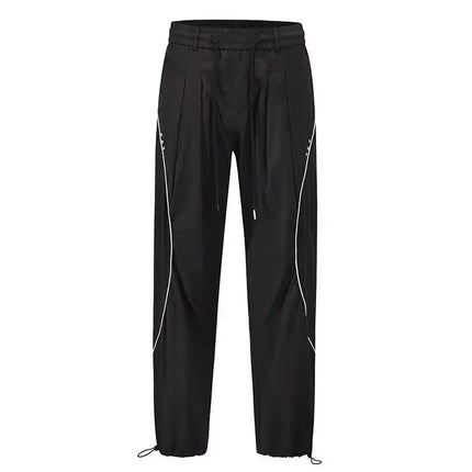 American-Style Loose-Fit Straight-Leg Pants – Summer Lightweight Casual Trousers