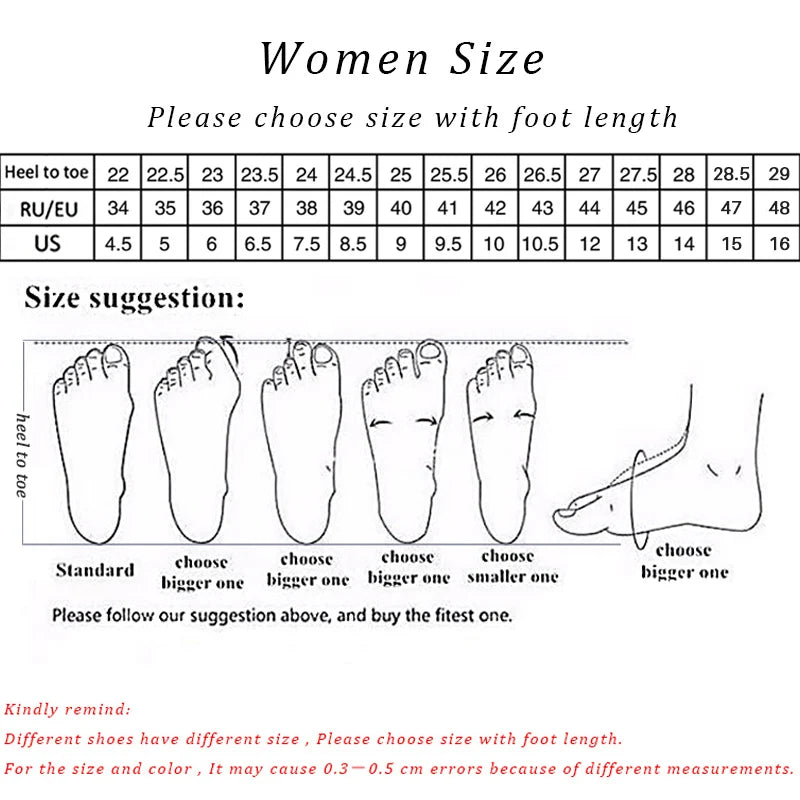 Women’s Mix-Color Gym Sneakers-HighTouch