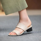 Women’s Open Toe Block Heel Sandals Casual Dressy Summer Shoes-HighTouch