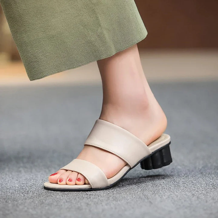 Women’s Open Toe Block Heel Sandals Casual Dressy Summer Shoes-HighTouch
