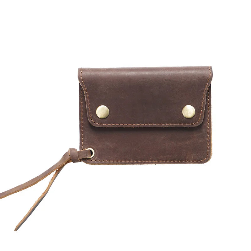 Vintage Cowhide Leather Wallet