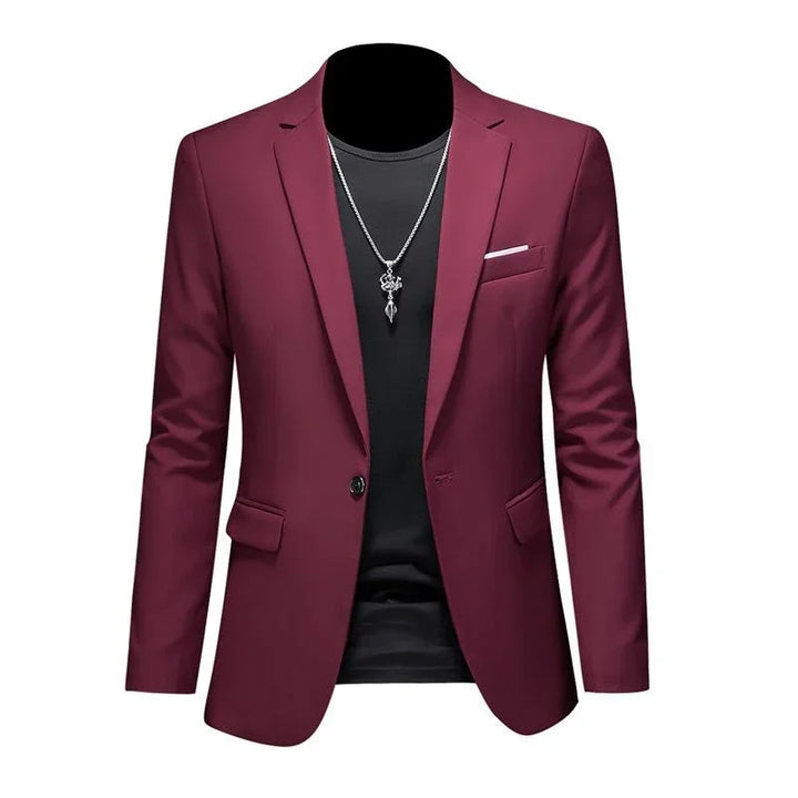 Men’s Slim-Fit Casual Blazer-HighTouch