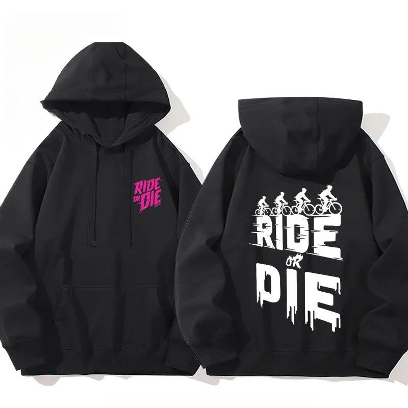Unisex “Ride or Die” Cotton Hoodie-HighTouch