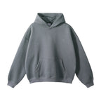 Unisex Fleece Hoodie Crew Neck Casual Pullover Sweatshirt-HighTouch