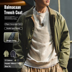 Men’s Mid-Length Windbreaker Coat – Casual Autumn/Winter Jacket-HighTouch