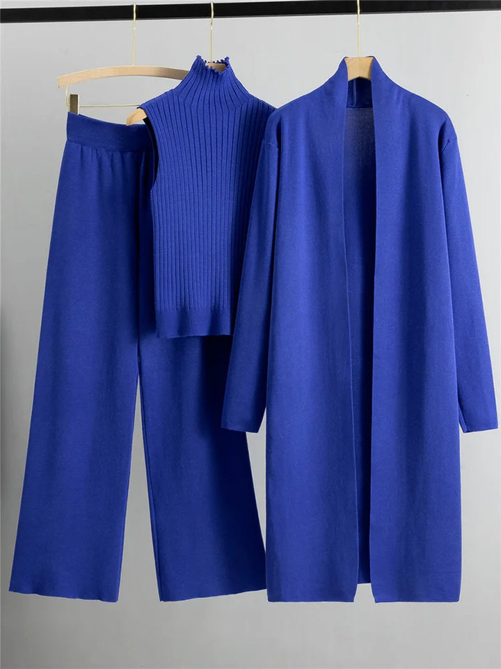 3‑Piece Knit Suit-HighTouch
