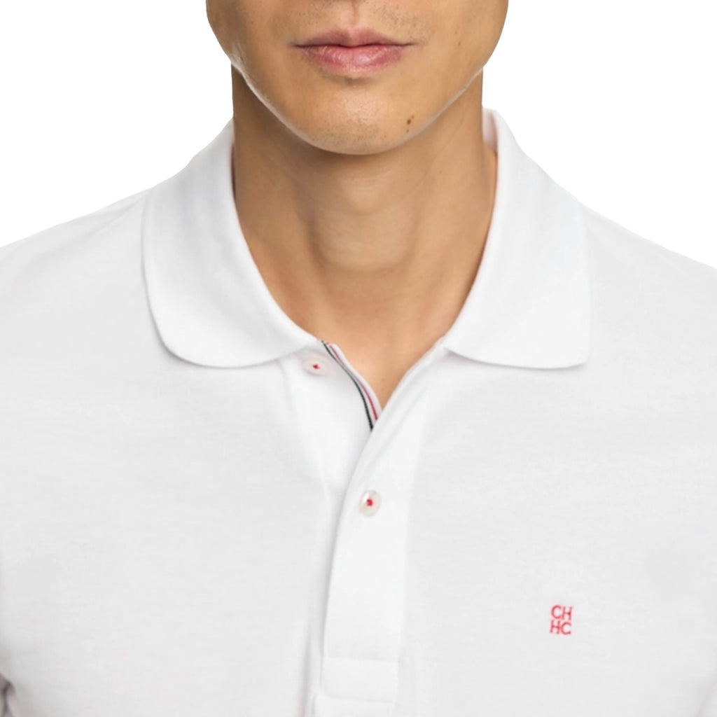 CHCH | Solid-Color Short Sleeve Polo Shirt