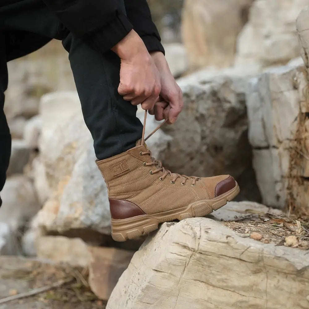 Premium Steel Toe Work Boots-HighTouch