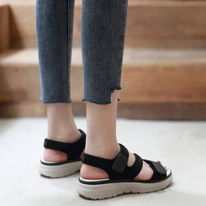 Women’s Flat Sandals Casual Summer Slip-On Shoes-HighTouch