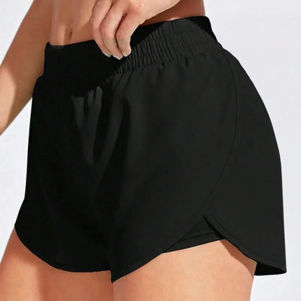 High-Waist Yoga Workout Shorts – Stretch Fitness Activewear for Women