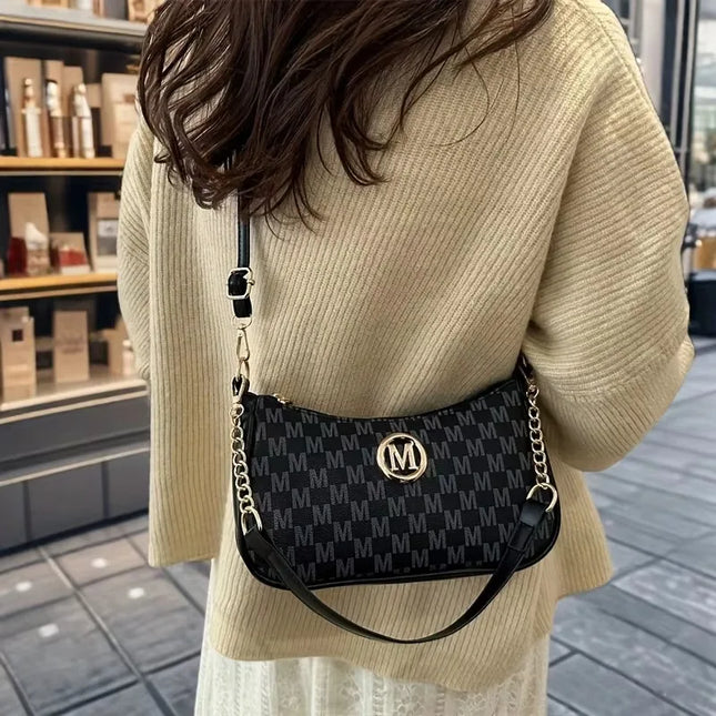 Vintage-Style Crossbody Handbag – Adjustable Strap Women’s Accessory Purse