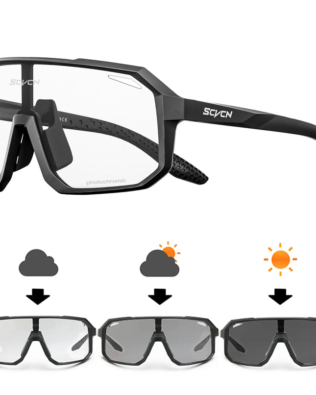 Men’s UV400 Polarized Cycling Sunglasses – Lightweight Sports Eyewear