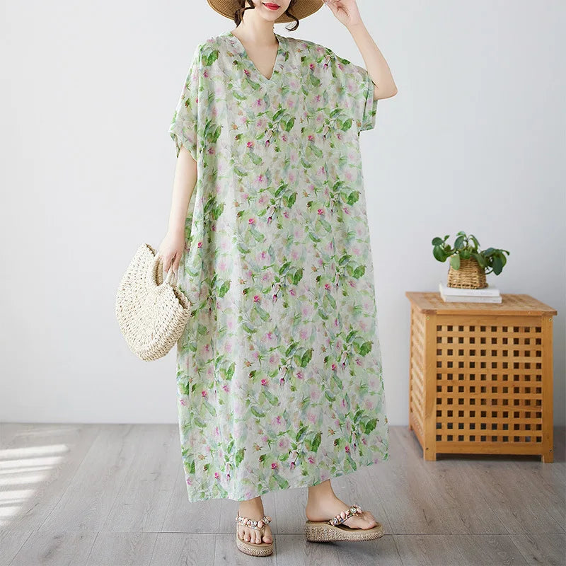 Bohemian Ethnic Summer Dress – Vintage Loose Streetwear