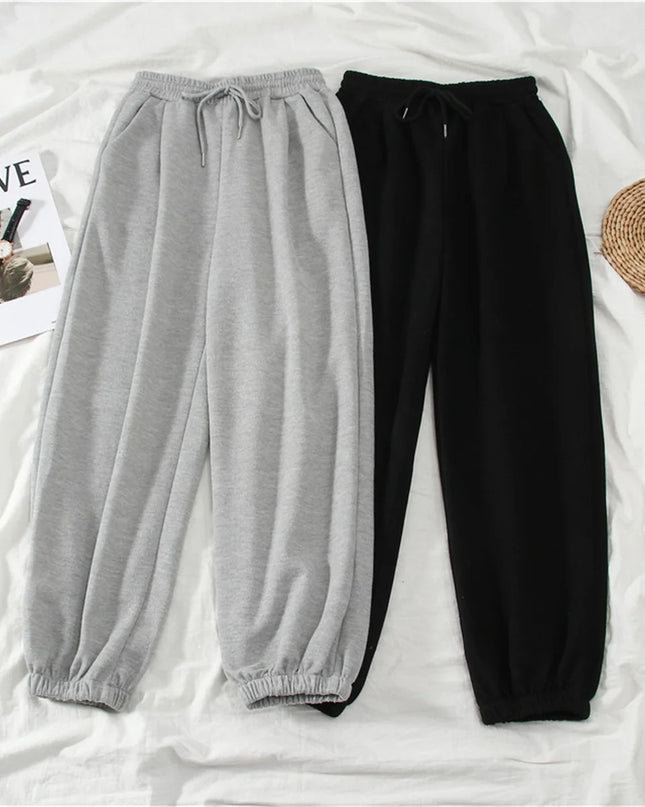 Retro High Waist Baggy Trousers
