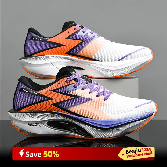 Men’s Carbon-Plate Air Cushion Running Trainers Shoes