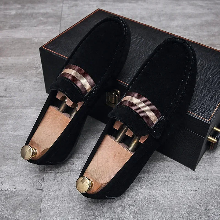 Fashion Suede Men’s Casual Loafers-HighTouch