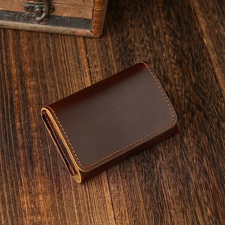 Cowhide Leather Coin & Headphone Holder-HighTouch