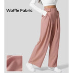 Women’s High-Waist Wide-Leg Tailored Trousers-HighTouch