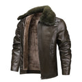 Men’s Fleece-Lined Biker Jacket-HighTouch