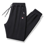 Plus Size Men’s Loose Fit Cotton Jogger Track Pants-HighTouch