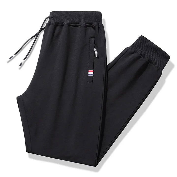 Plus Size Men’s Loose Fit Cotton Jogger Track Pants-HighTouch