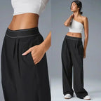 Premium Straight-Leg Quick-Dry Yoga & Sports Pants for Women-HighTouch