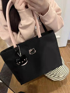 Hello Kitty Embroidered Crossbody – Large Capacity, Kawaii Daily Commuter Bag-HighTouch