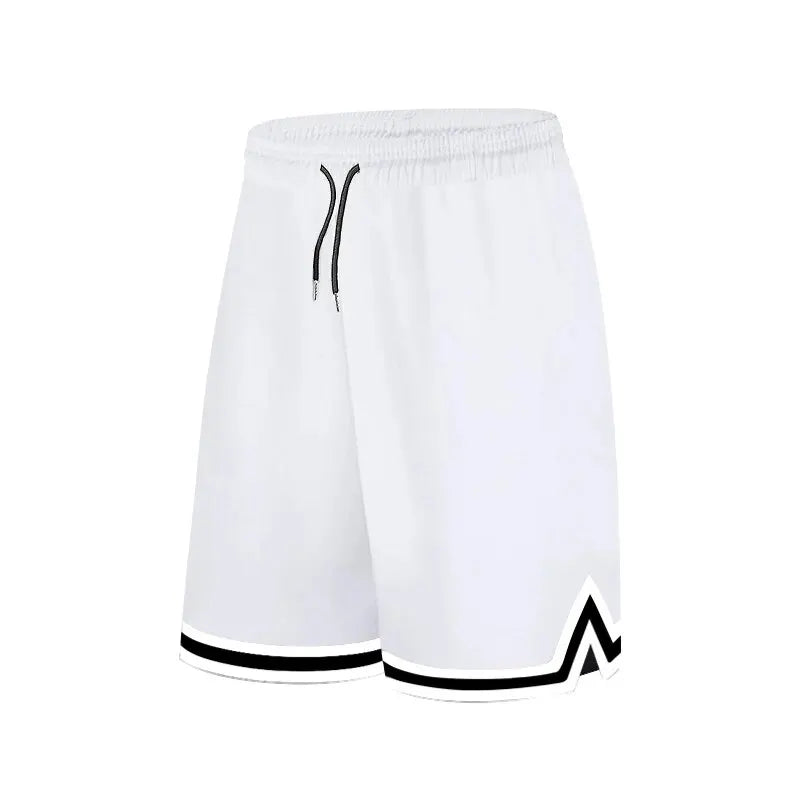 SONECHOKI genou longueur basket-ball Shorts hommes rayé ample course Sport gymnase maille respirant Fitness entraînement bas mâle