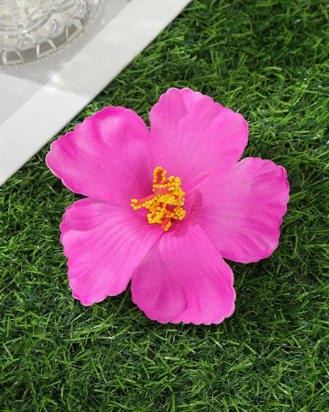 AWAYTR Bohemian Hawaiian Flower Hair Clip – Romantic Side Bash Clip for Women & Girls