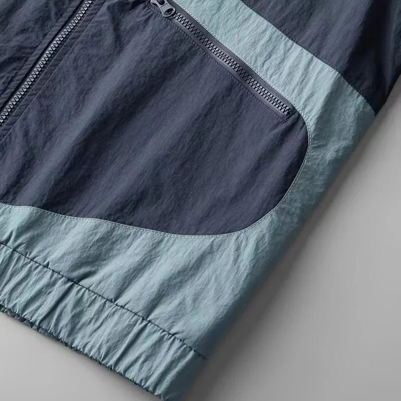 Men’s Ice-Silk Sunscreen Hooded Jacket – Lightweight Cool Spring/Summer Outerwear-HighTouch