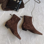 Plush Winter Ankle Booties-HighTouch