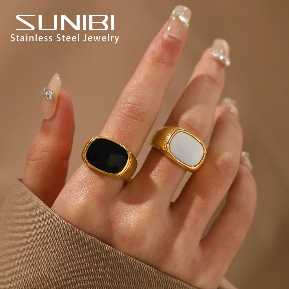 Vintage Shell Statement Ring-HighTouch