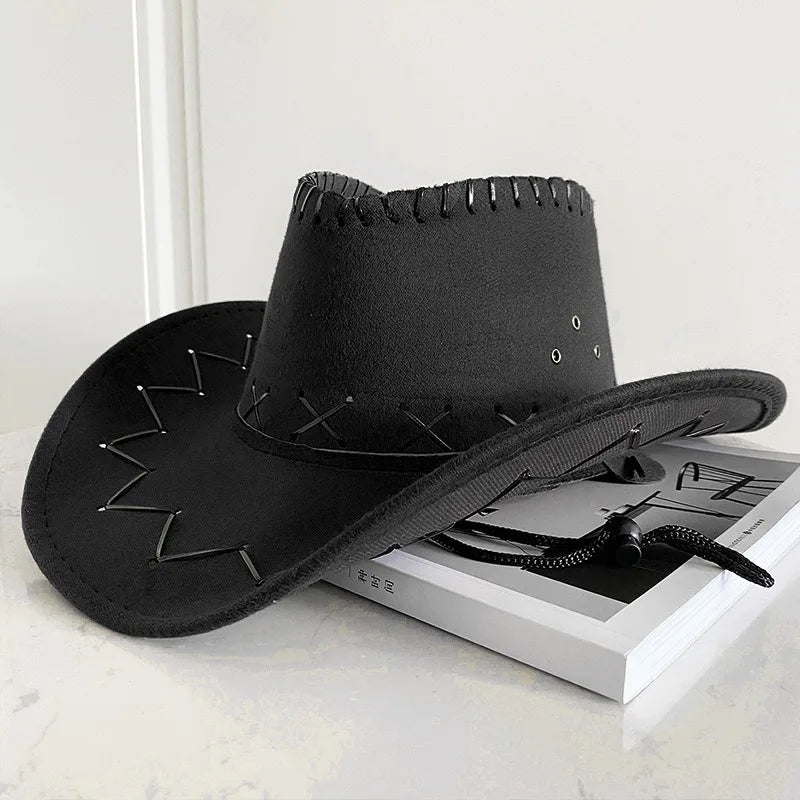 Bride Embellished Cowgirl Hat – Wide-Brim Bridal Fedora-HighTouch