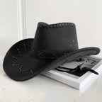 Bride Embellished Cowgirl Hat – Wide-Brim Bridal Fedora-HighTouch