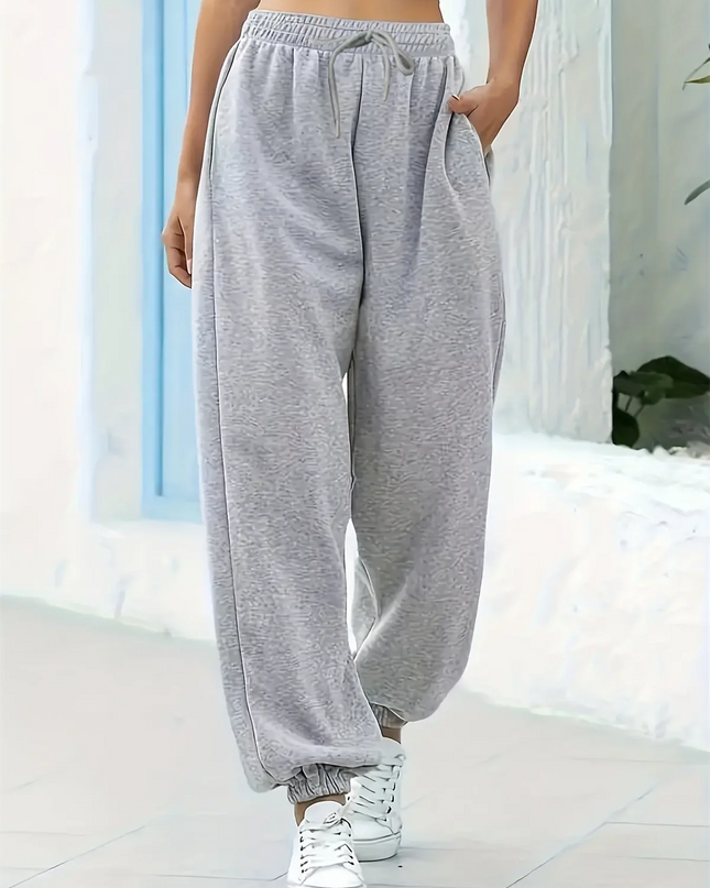 Retro High Waist Baggy Trousers