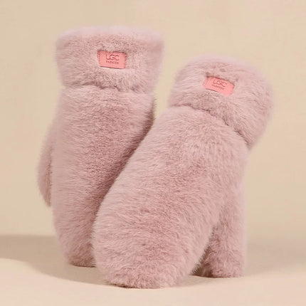 Winter Plush Cashmere‑Like Gloves