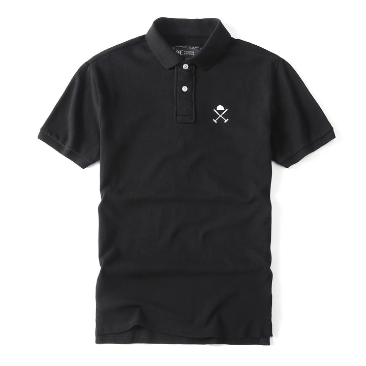 Breathable Camo Polo Tee – Summer Short-Sleeve Casual Men’s-HighTouch