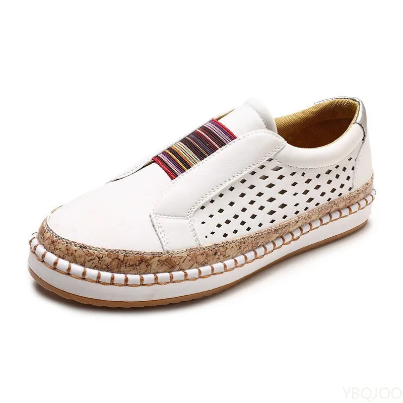Hollow Flat Slip-On Casual Flats Shoe Women