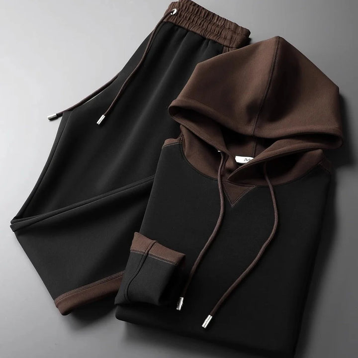 Men’s Luxury Embroidered Casual Suit – Jacket & Trousers Set-HighTouch